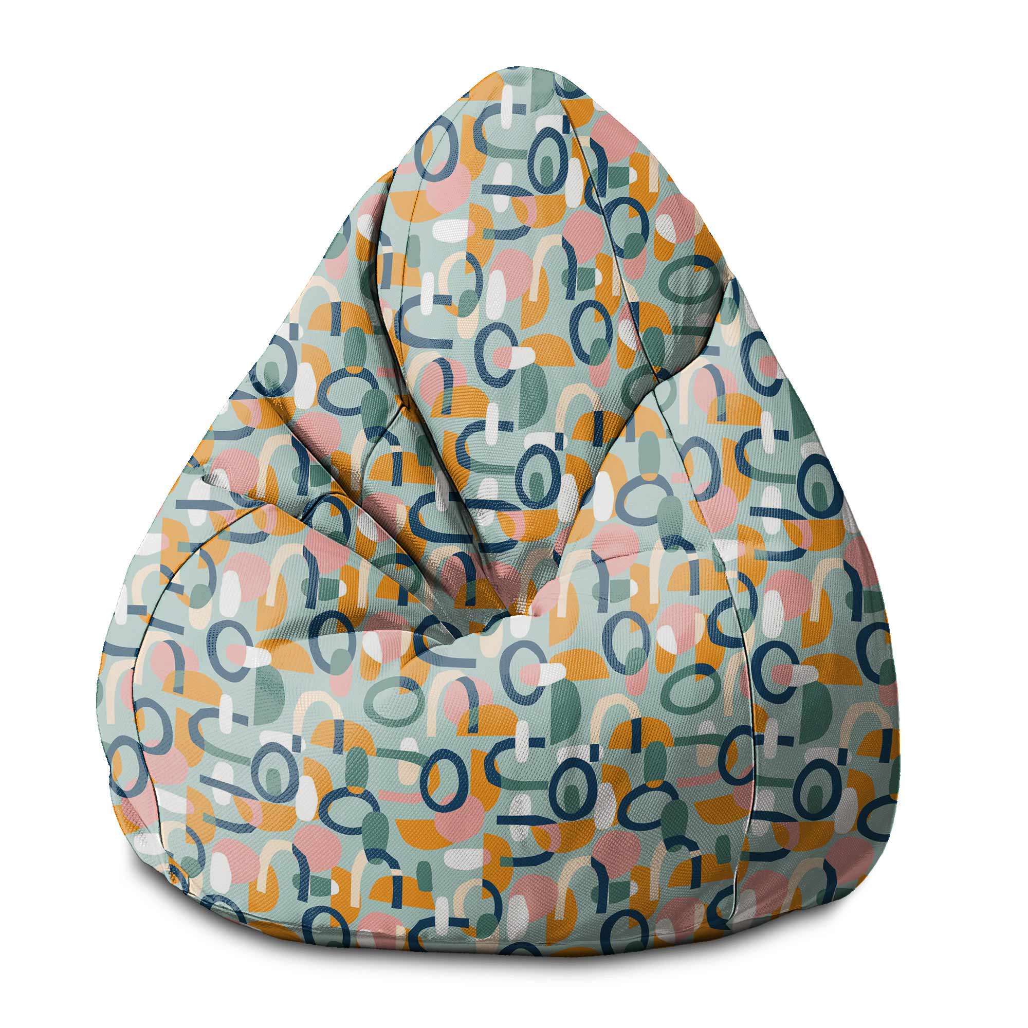 Puf Pearshape Abstract Cut Out