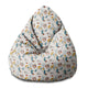 Puf Pearshape Abstract Faces-S-Oxford