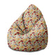 Puf Pearshape Abstract Fruits-M-Oxford