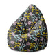 Puf Pearshape Garden Sketch-M-Oxford