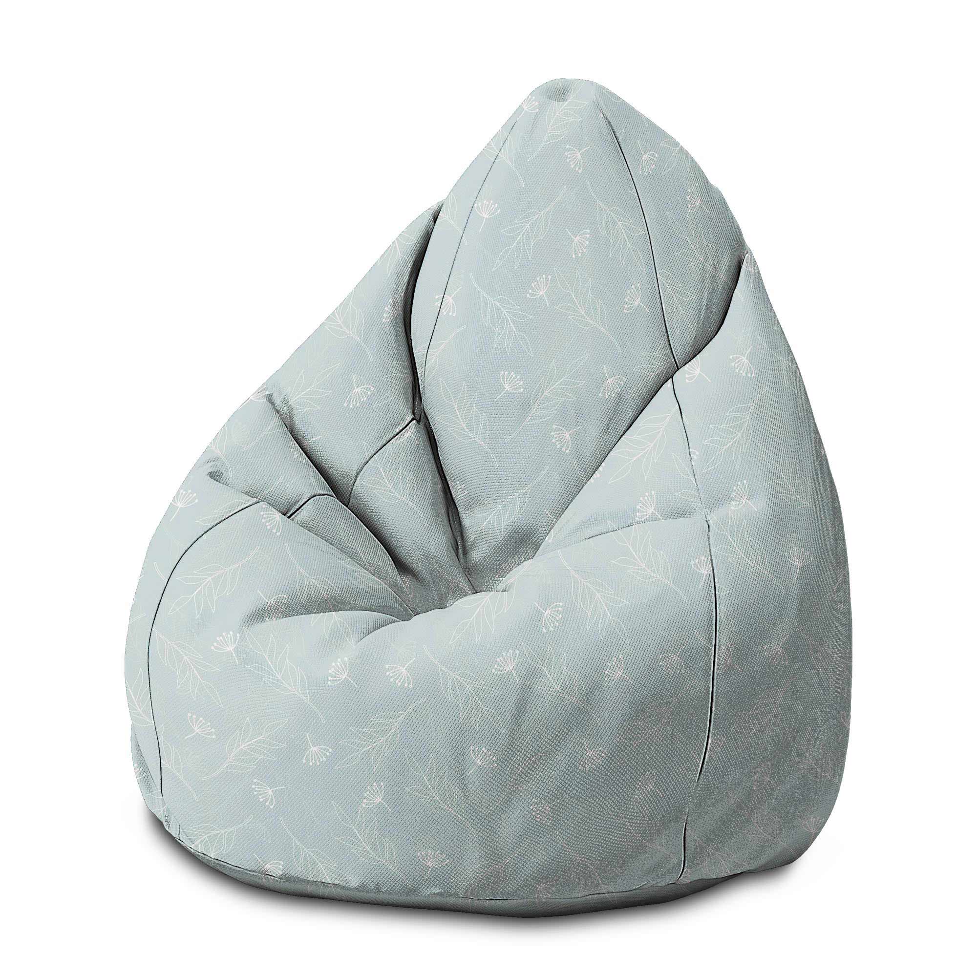 Puf Pearshape Blue Monday Morning-M-Velvet