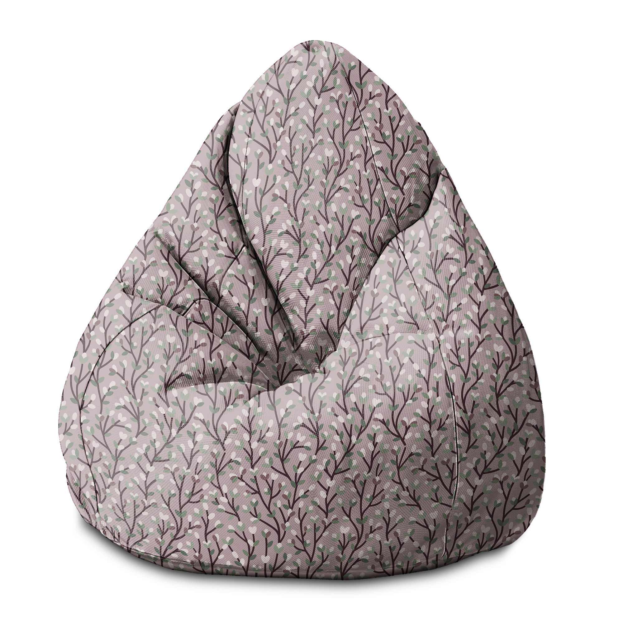 Puf Pearshape Branches-S-Velvet
