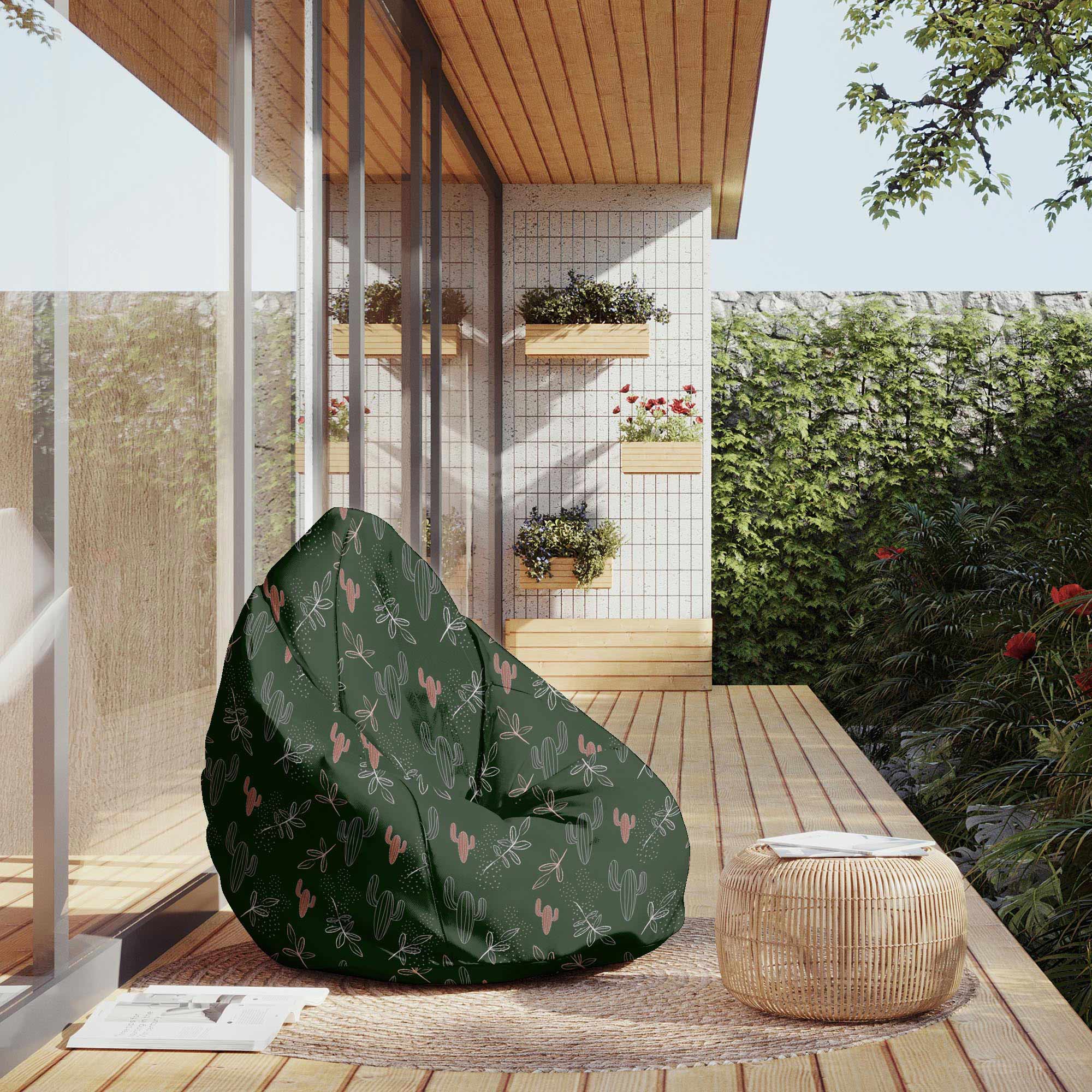 Puf Pearshape Cactus Doodles-M-Oxford