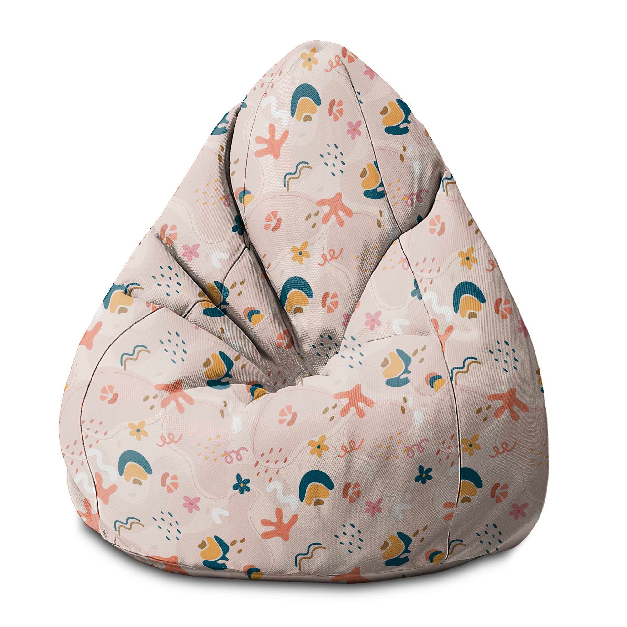 Puf Pearshape  Cheerful Abstract-S-Oxford