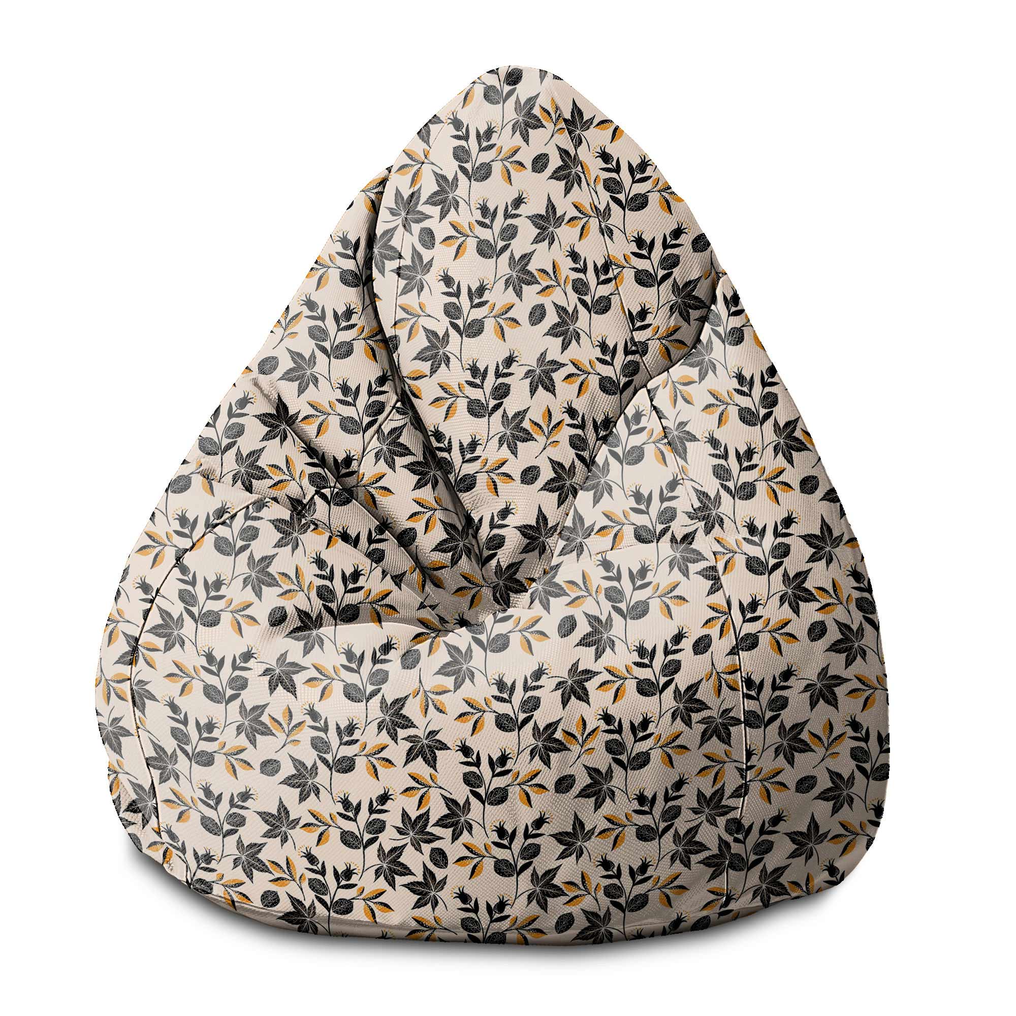 Puf Pearshape Cozy Autumn Leaves