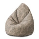 Puf Pearshape Decorative Branches-M-Velvet