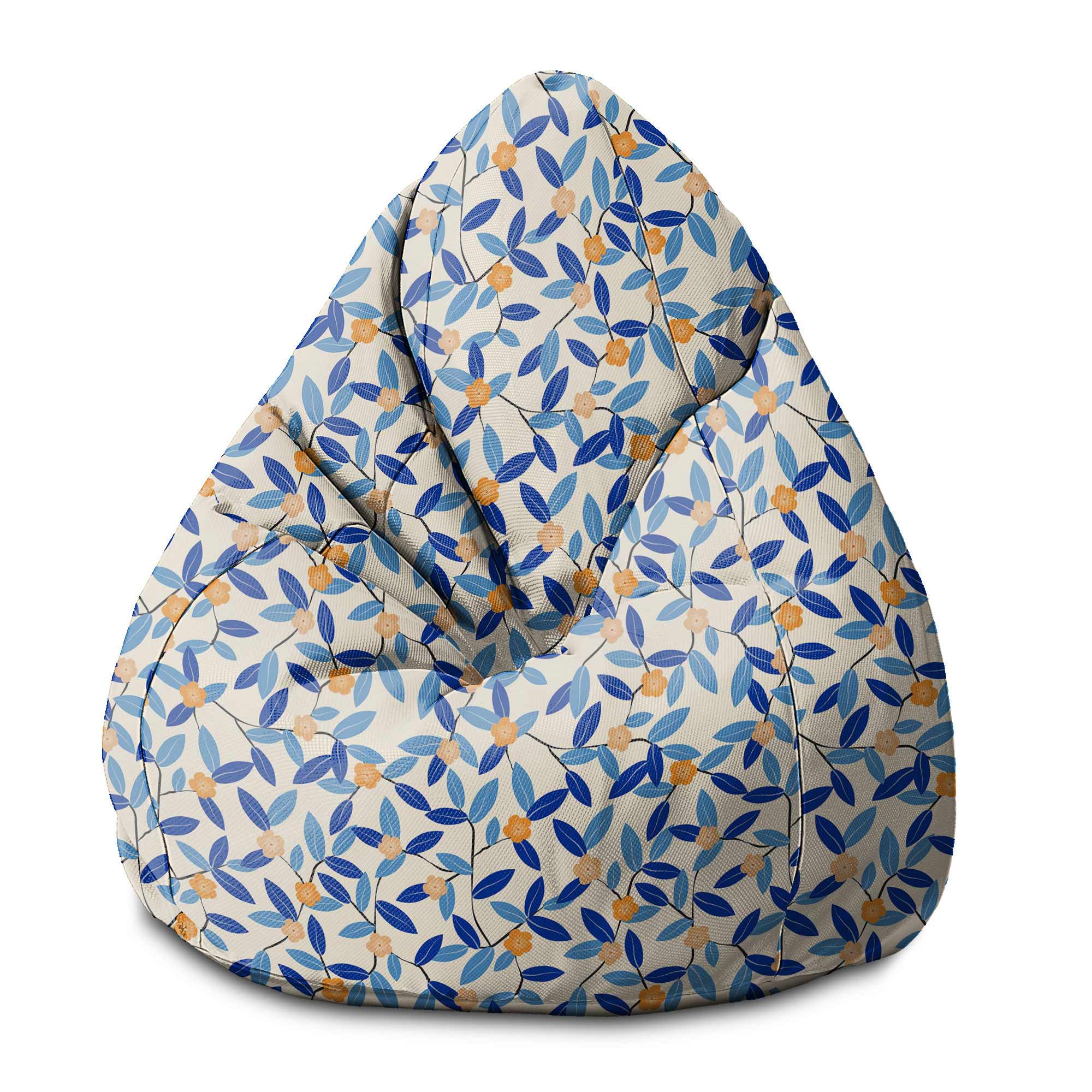 Puf Pearshape Energy Blues-S-Velvet