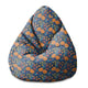 Puf Birnenform Blume Bloom-S-Samt