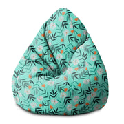 Puf Pearshape Flower Dream