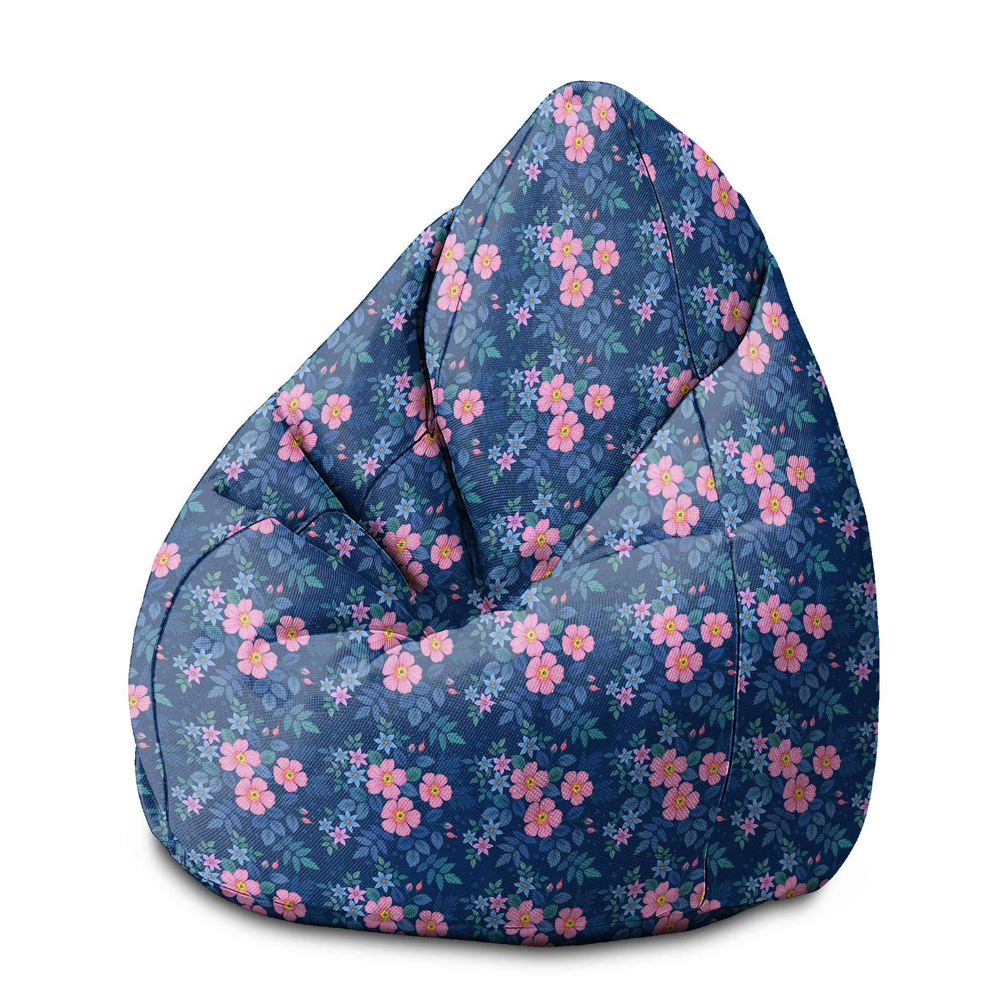Sedací vak Pearshape Čerstvá Ruža-M-Oxford