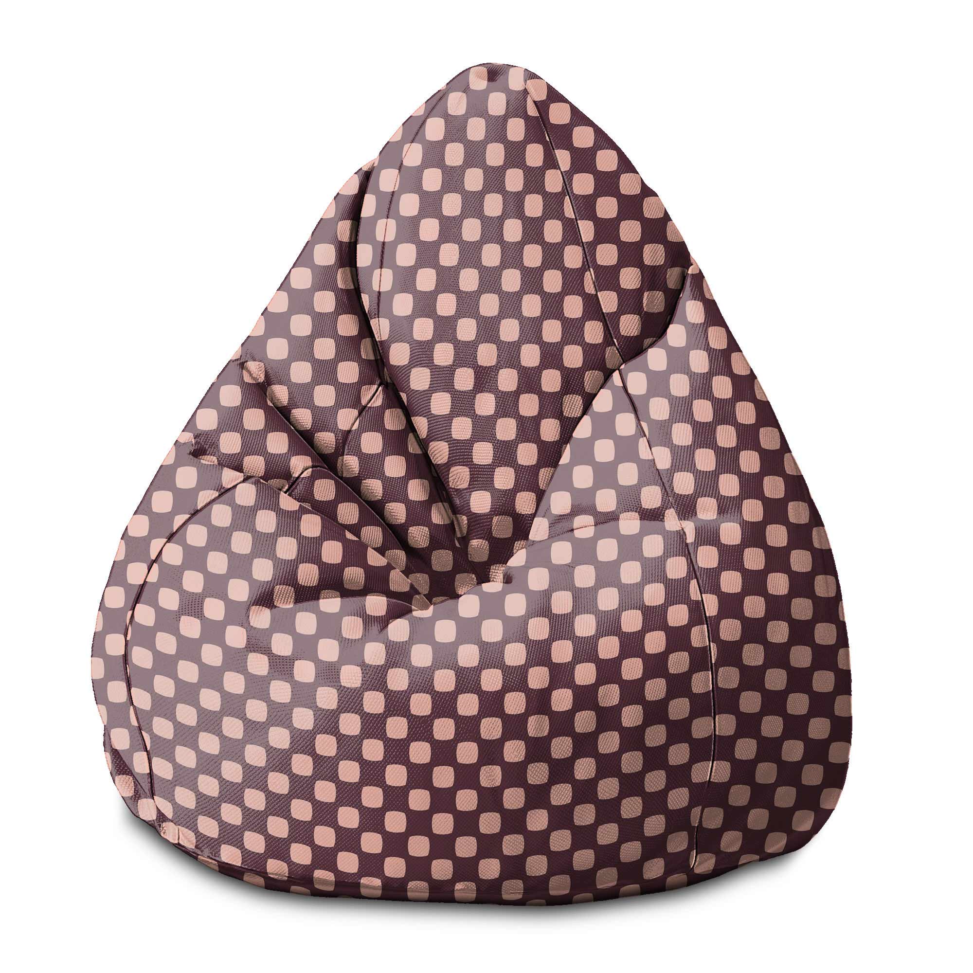 Puf Pearshape Geometric Squares