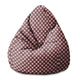 Puf Pearshape Geometric Squares