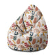 Puf Pearshape Nepravidelné tvary-M-Zamat