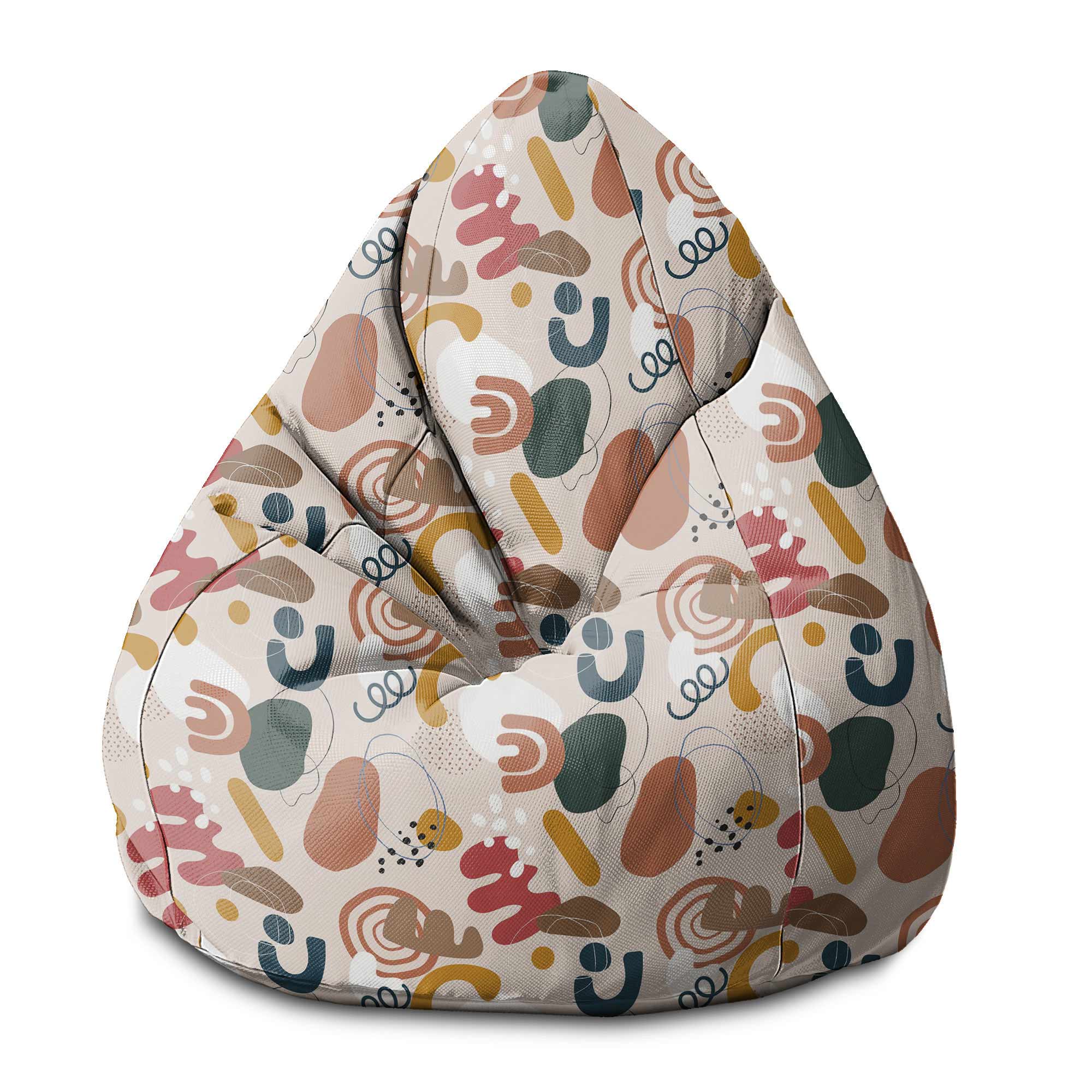 Puf Pearshape nepravidelné tvary-S-velvet