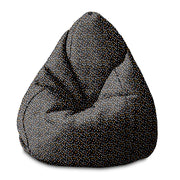 Puf Pearshape Abstract Design-S-Velvet