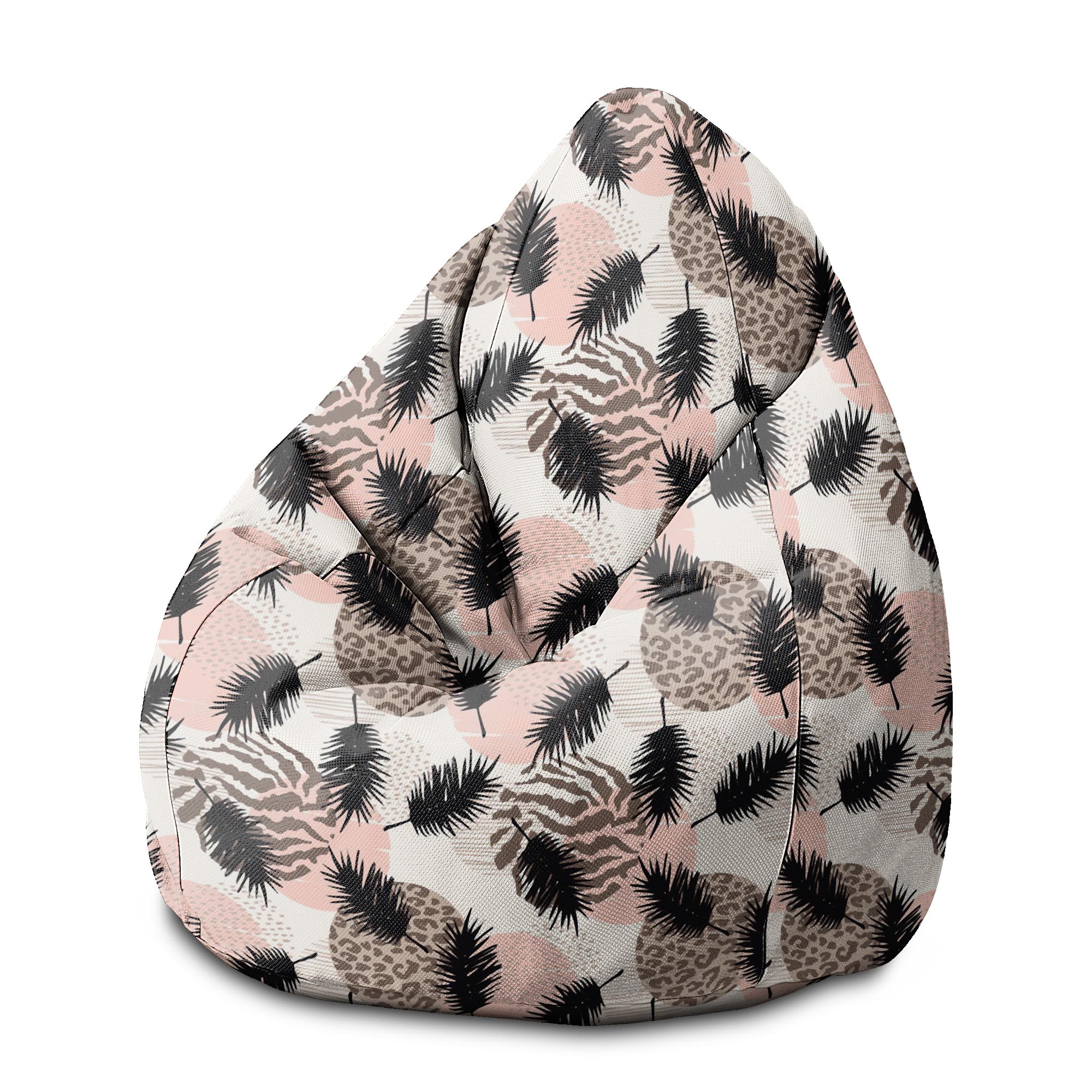 Puf Pearshape Animal and Tropical Geometric-M-Oxford