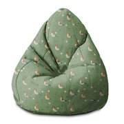 Puf Pearshape Birds and Berries-S-Velvet