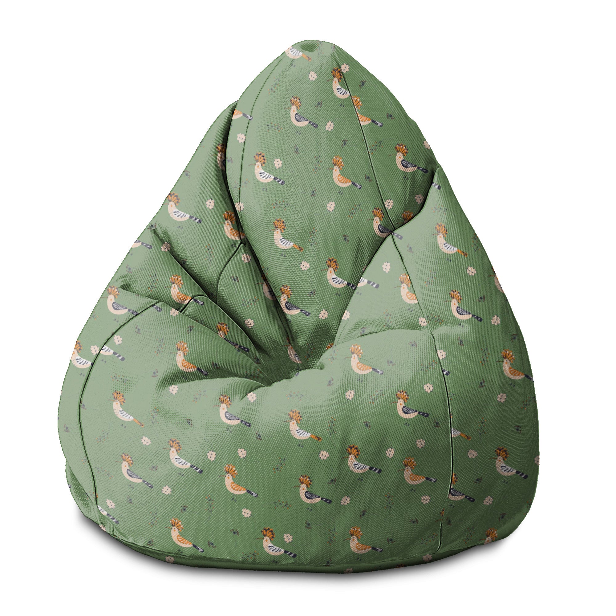 Puf Pearshape Birds and Berries-S-Velvet