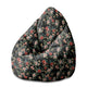 Puf Pearshape Dark Jungle Exotic-M-Velvet