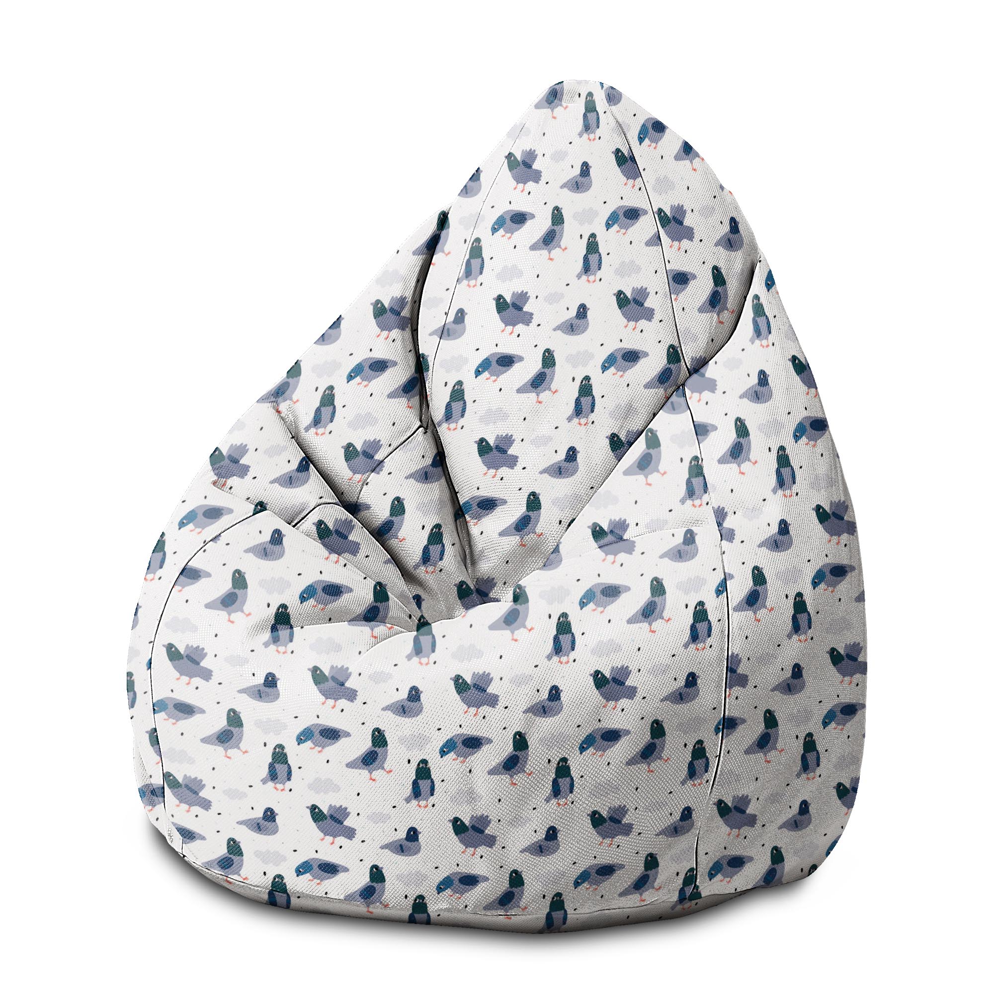 Puf Pearshape Doves-M-Oxford