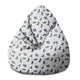 Puf Pearshape Doves-S-Velvet