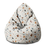 Puf Pearshape Ecru Terrazzo-S-Velvet