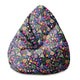 Puf Birnenform Exotisch Floral