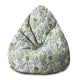 Puf Pearshape Blumen und Gras