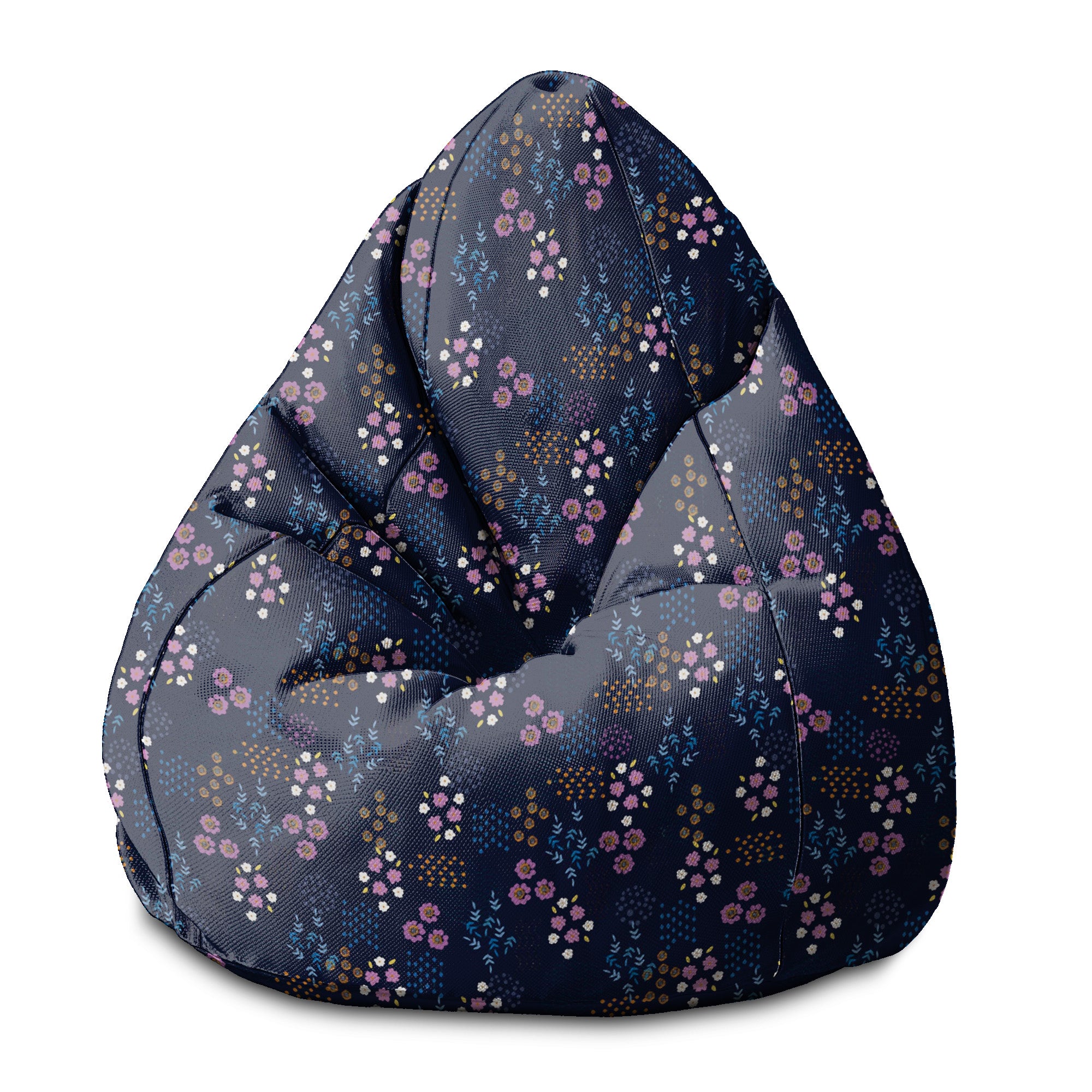 Sedací vak Pearshape Geometric Flower