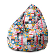 Puf Pearshape Geometric Mosaic-M-Oxford