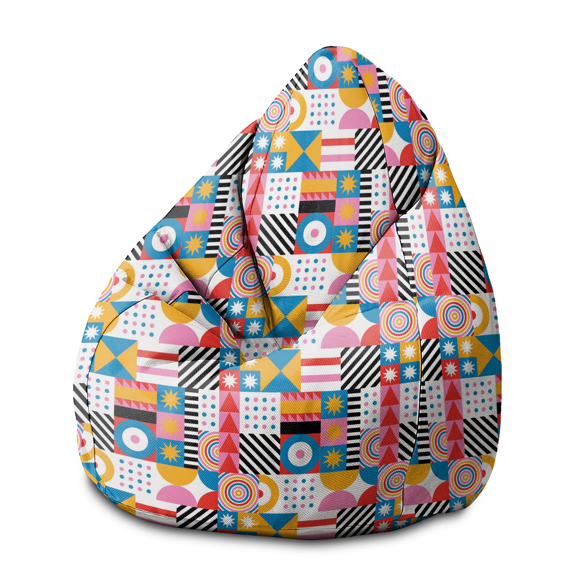 Puf Pearshape Geometric Mosaic-M-Oxford