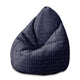 Puf Pearshape Gold Luxus Muster-M-Oxford