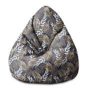 Puf Pearshape Golden Leaves