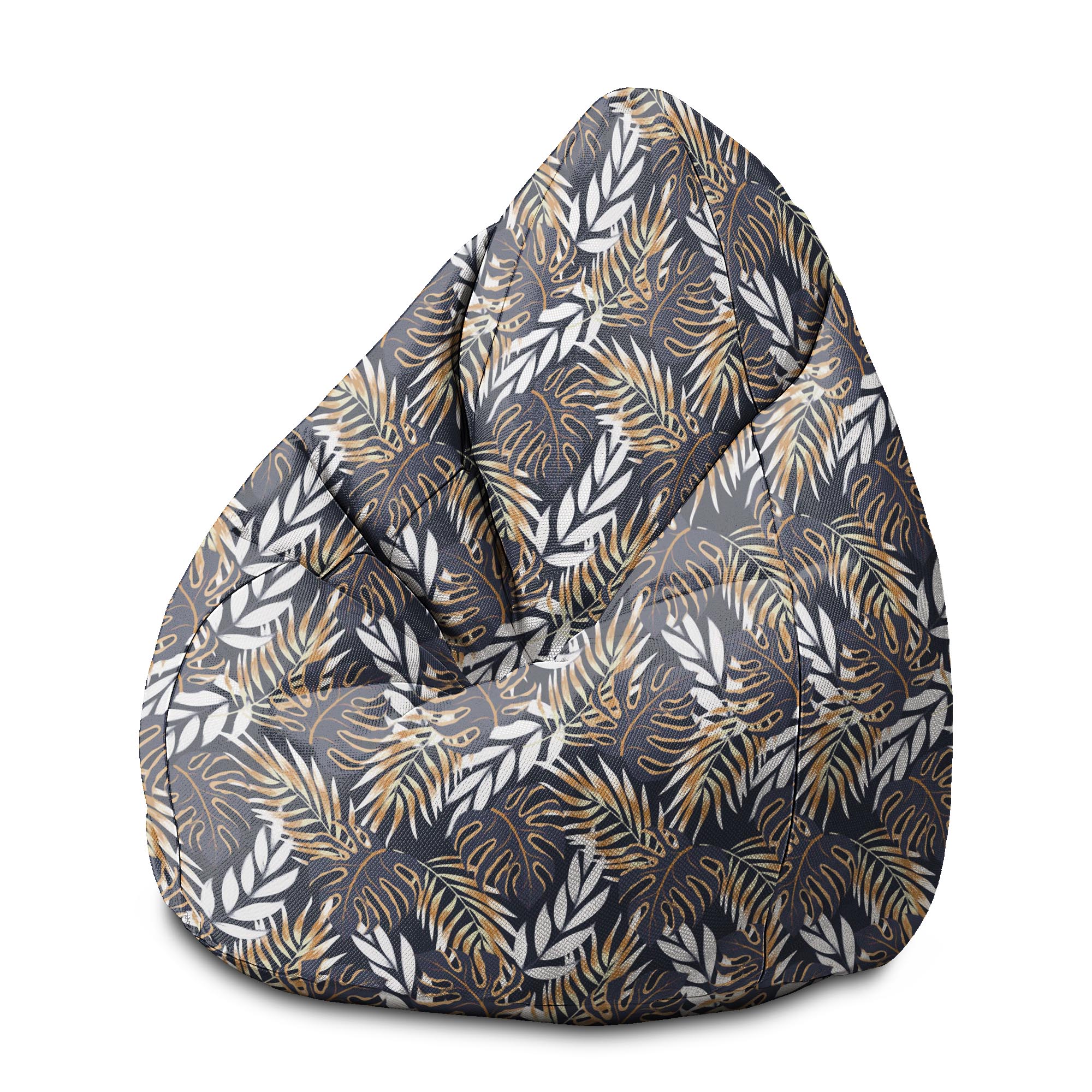 Puf Pearshape Golden Leaves-M-Velvet