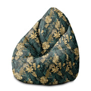Puf Pearshape Monstera Gold Green-M-Oxford