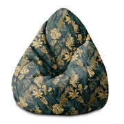 Puf Pearshape Monstera Gold Green-S-Oxford