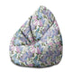 Puf Pearshape Ptaki w Kwiatach-M-Velvet