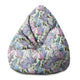 Puf Pearshape Ptaki w Kwiatach-S-Oxford