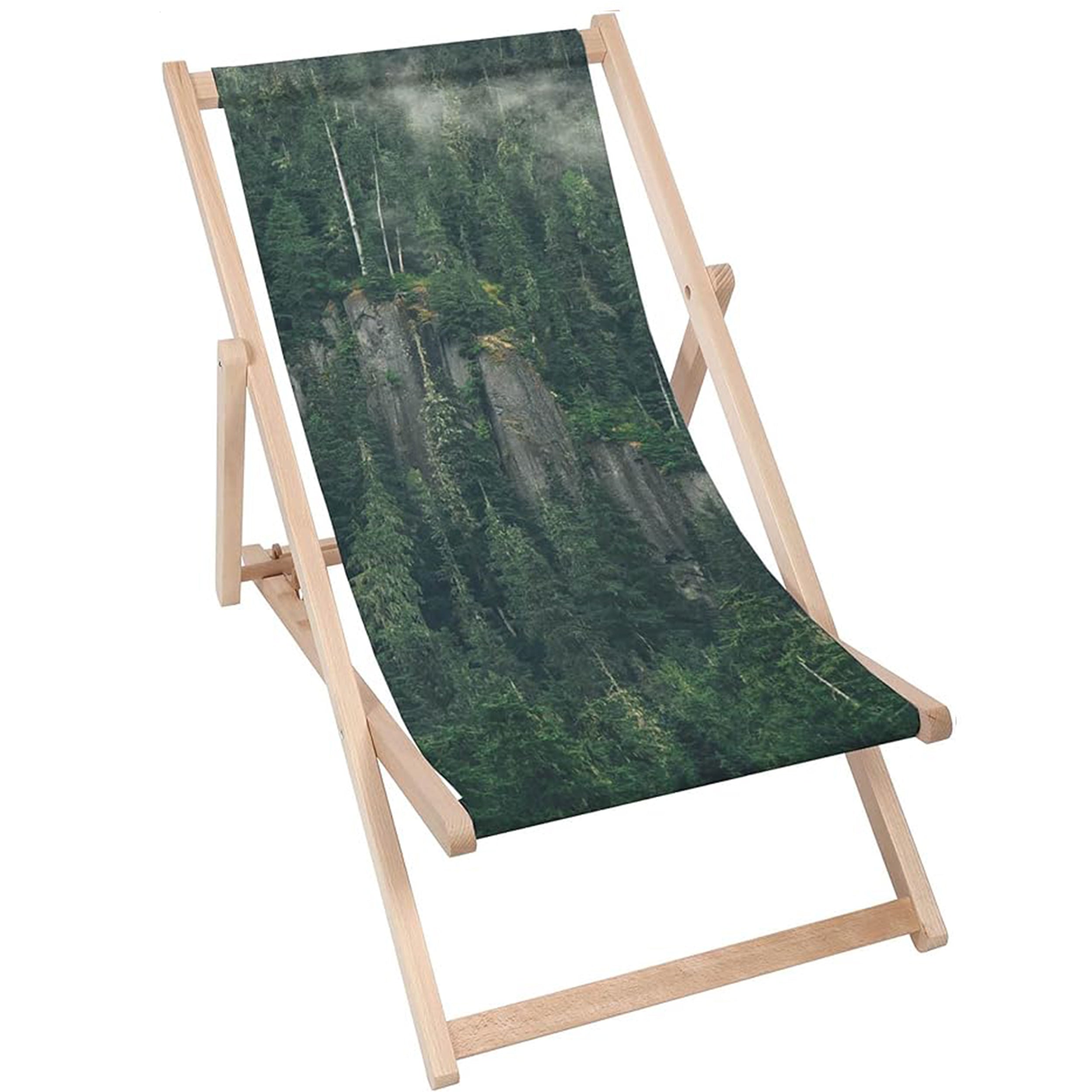 Leżak drewniany Rain Forest