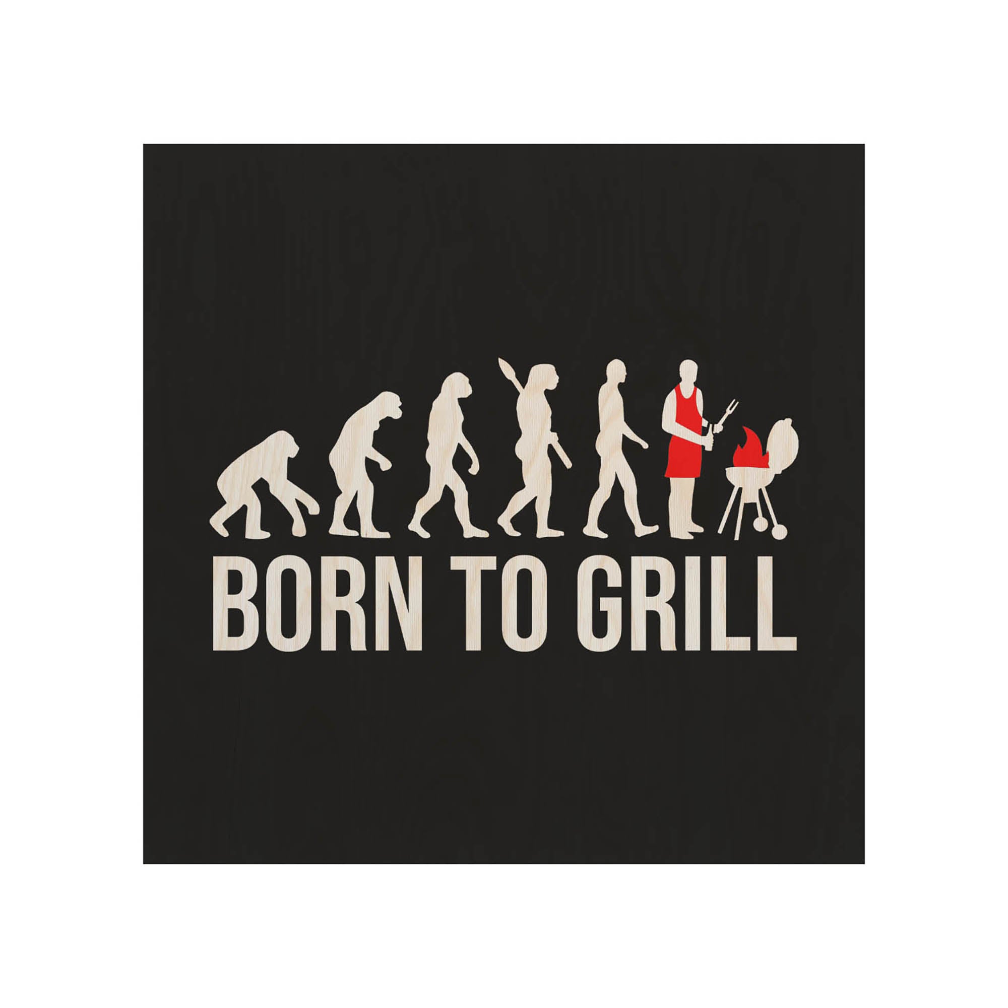 Stolik drewniany Born To Grill