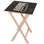 Wooden Table Drink Good Beer