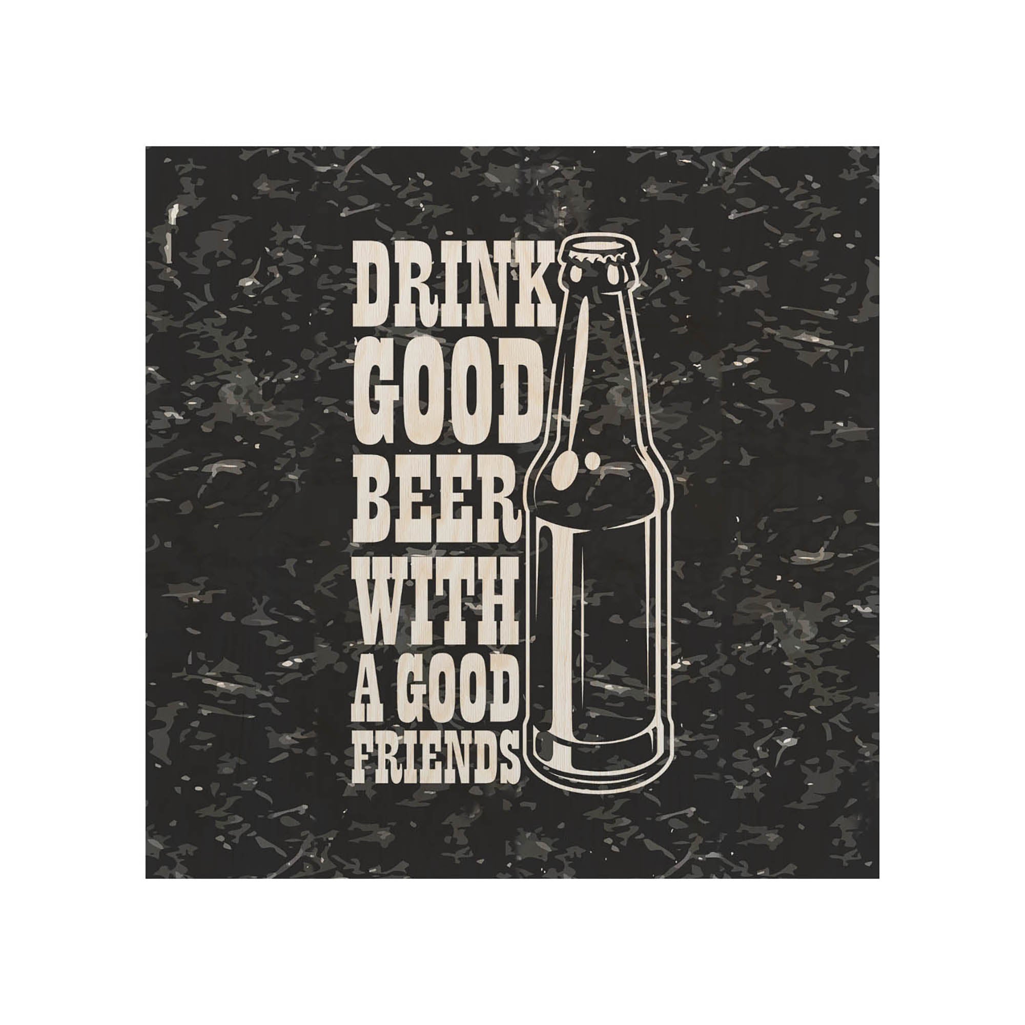 Wooden Table Drink Good Beer
