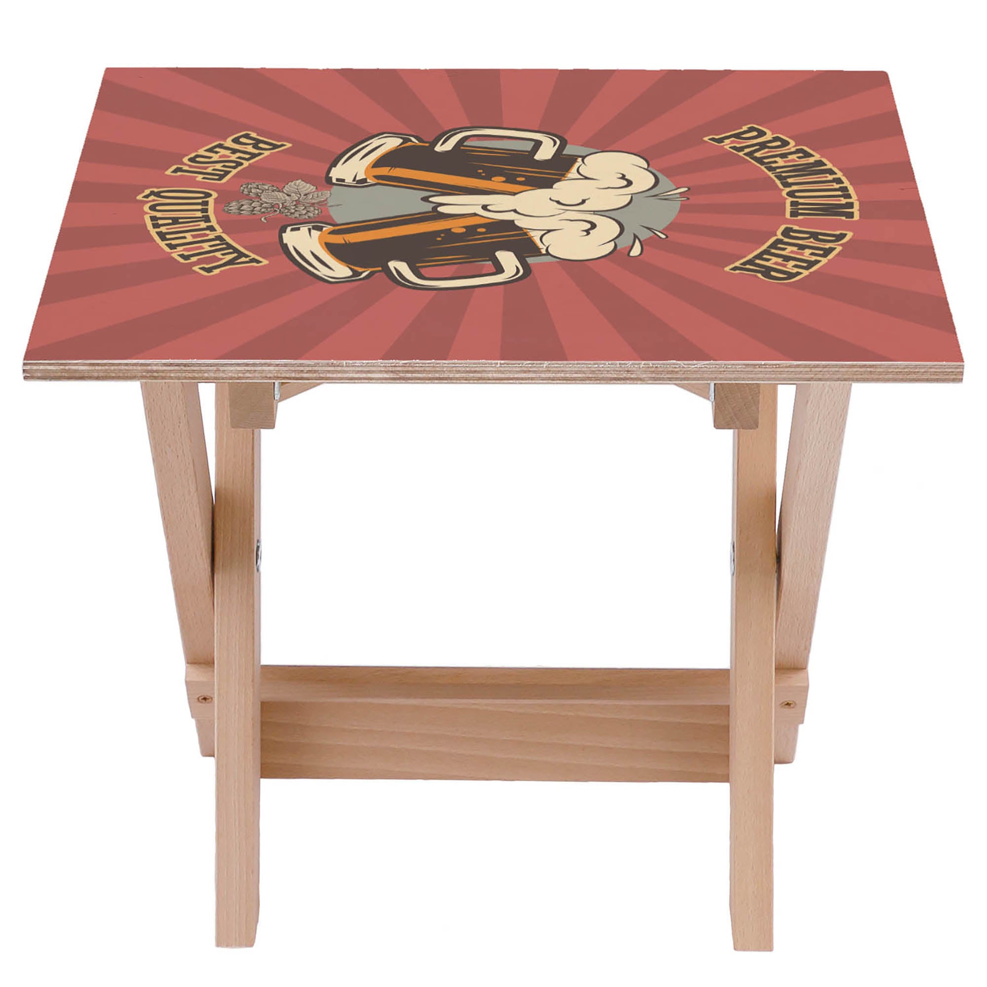 Stolik drewniany Premium Beer-50x50 CM