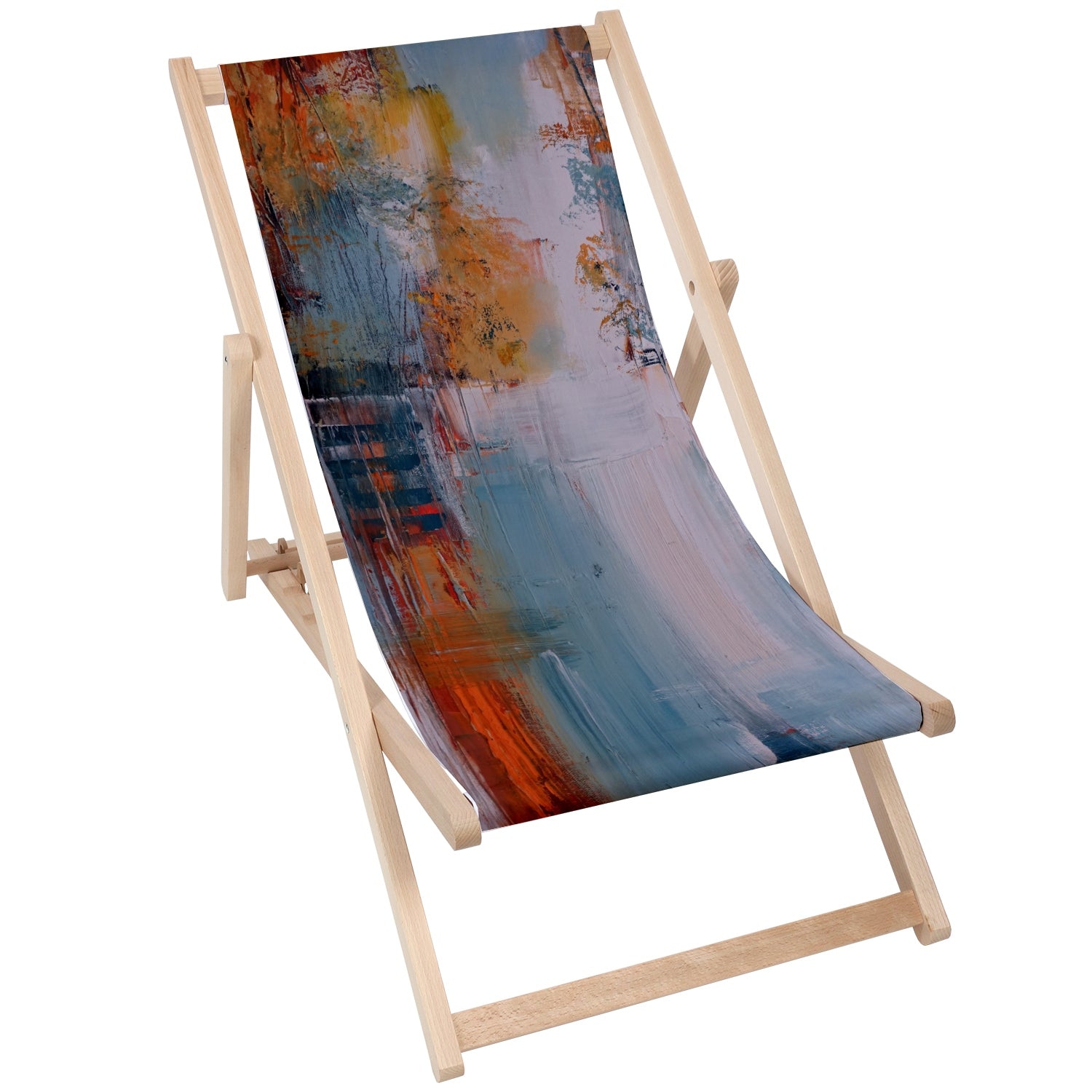 Stolik drewniany Abstract Art-50x50 CM
