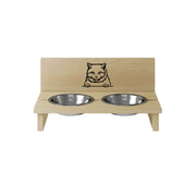 Cat Bowl Stand British Short Hair-M