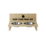 Cat Bowl Stand Keep your Paws off