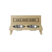 Futternapfständer für Hund Live Love Bark-L