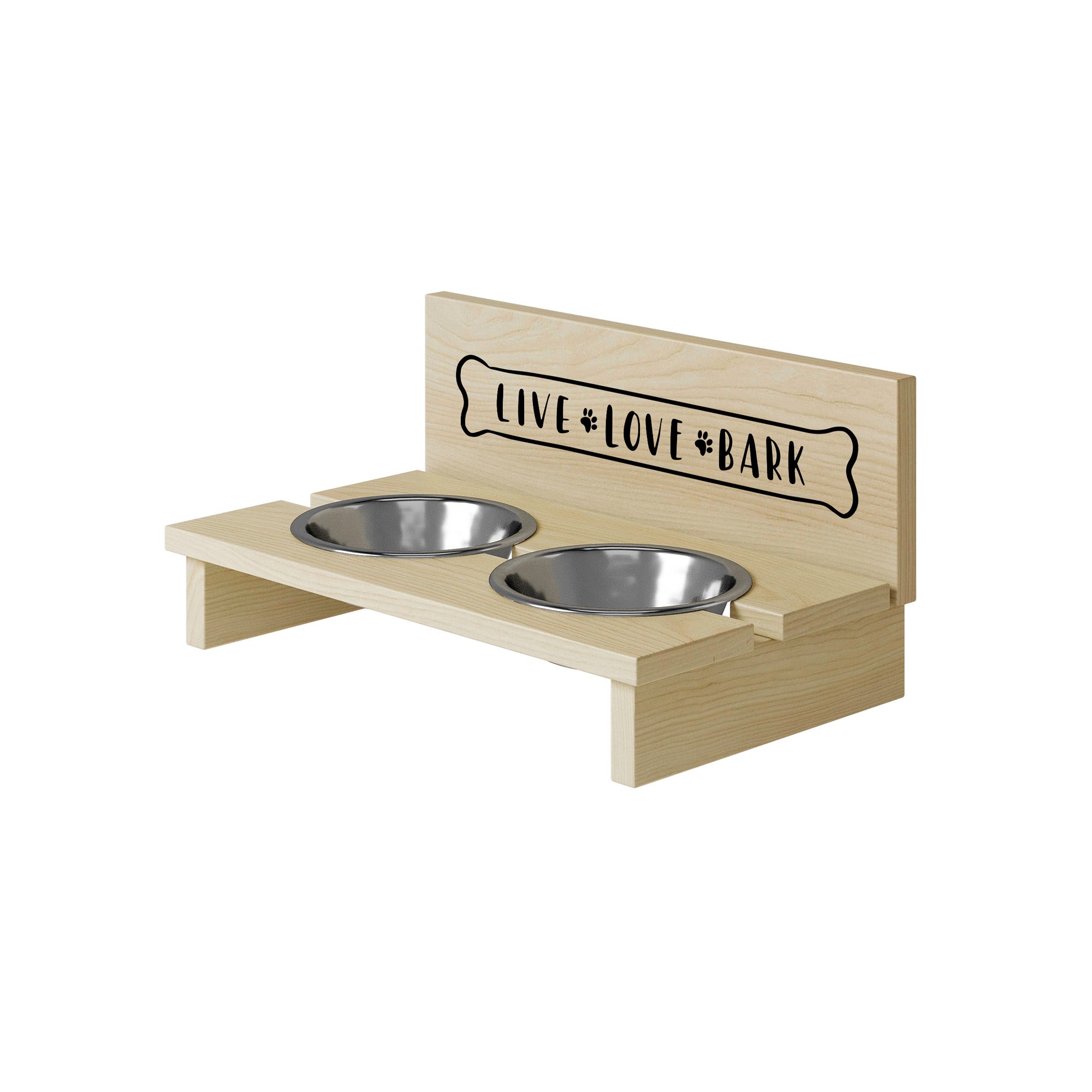 Futternapfständer für Hund Live Love Bark-L