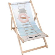 Leżak drewniany Vintage Lifeguard