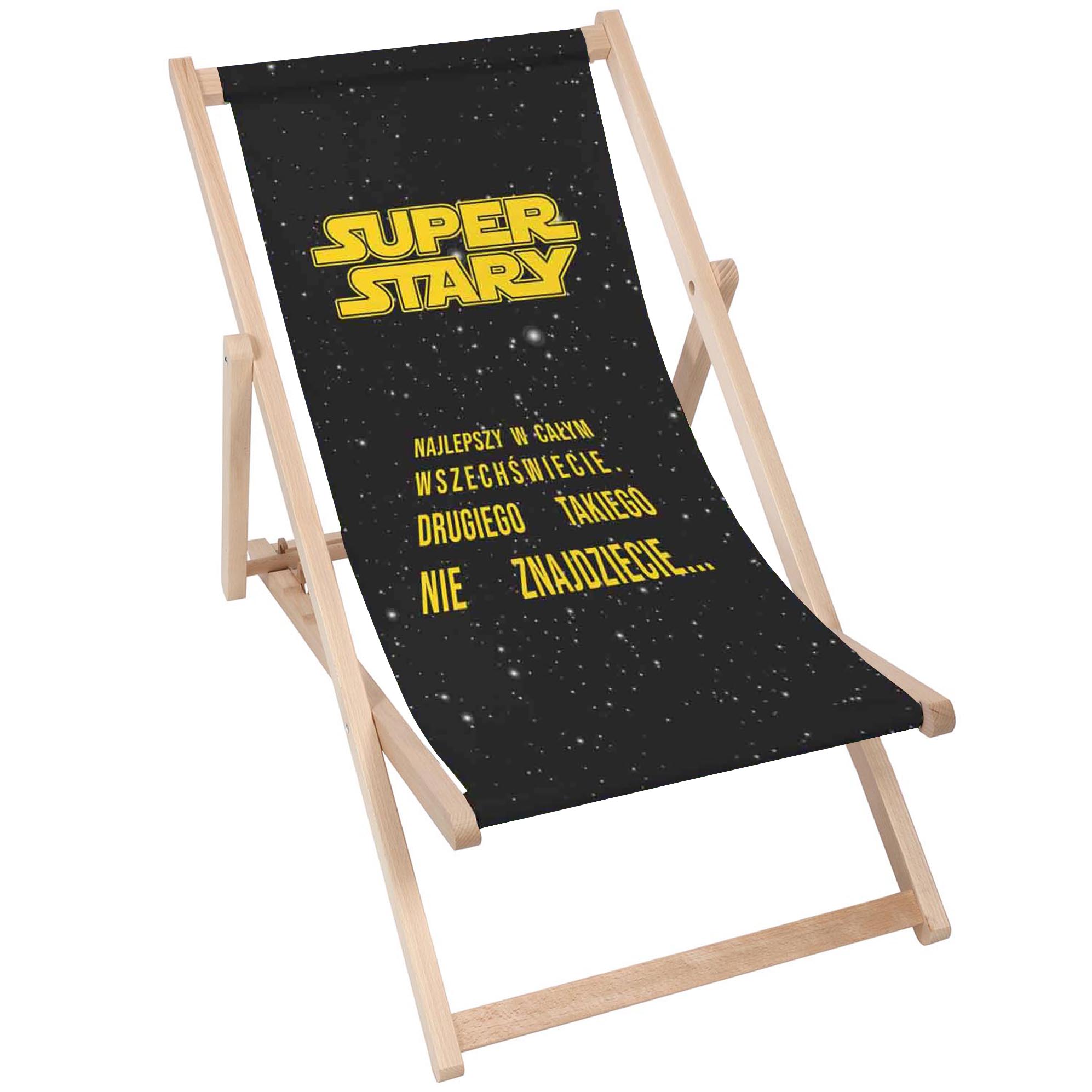 Deck Chair and Table Set Super Old Man